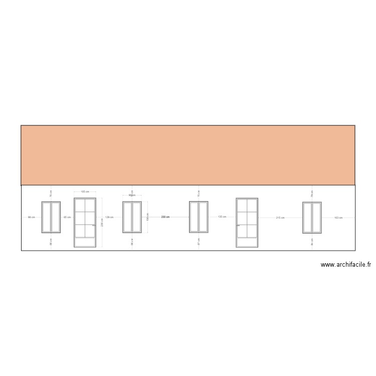 FACADE Vieux Mezerolles dimensions 2. Plan de 0 pièce et 0 m2