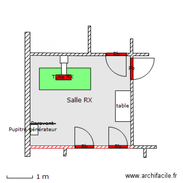 Rehabilitation Imagerie Medicale du  CNAM Plombage. Plan de 0 pièce et 0 m2