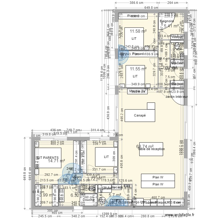 Maison. Plan de 0 pièce et 0 m2