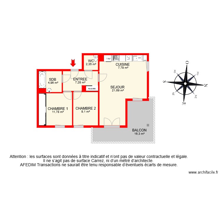 BI 6305 . Plan de 0 pièce et 0 m2