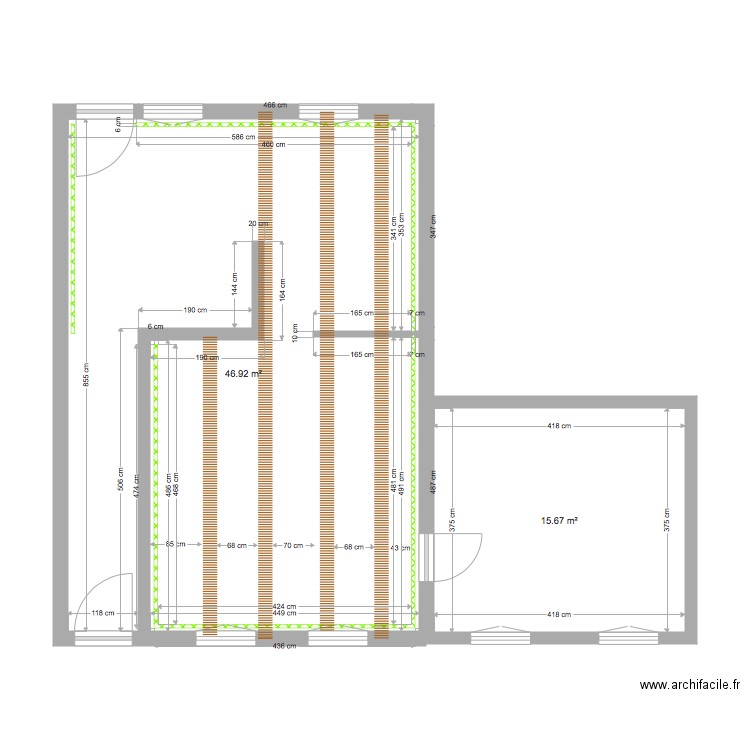 Salon Gals. Plan de 0 pièce et 0 m2