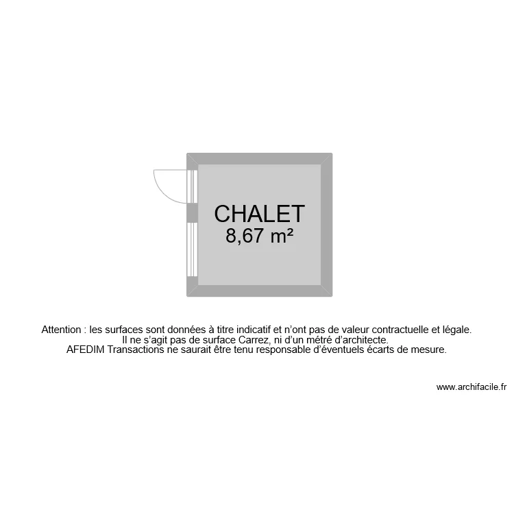 BI 10959 CHALET. Plan de BI 10959 CHALET. Plan de