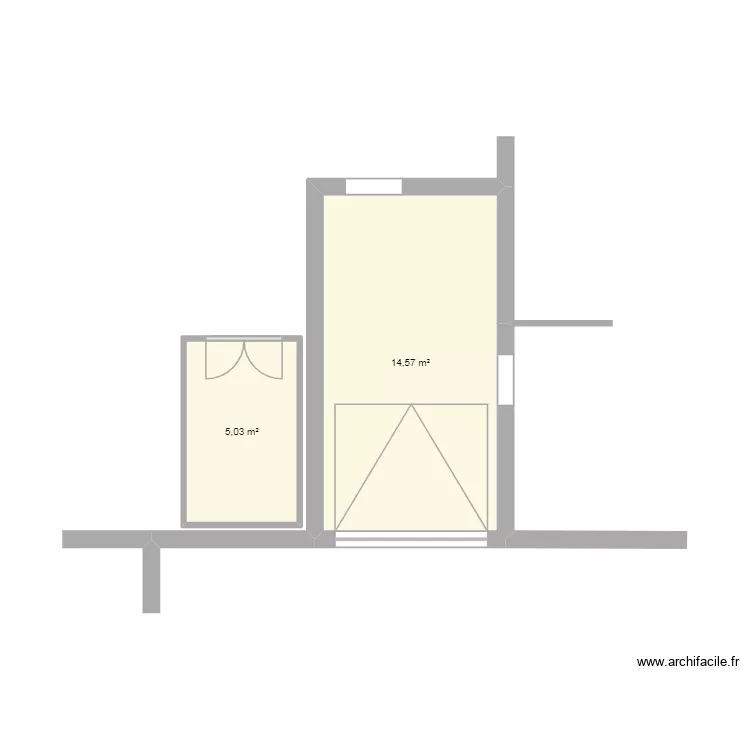 manu haut1. Plan de 2 et 20 m² manu haut1. Plan de 2 et 20 m²