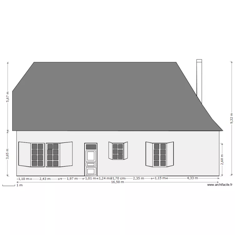 Projet Facade Ouest . Plan de Projet Facade Ouest . Plan de