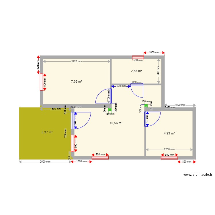 30 3. Plan de 0 pièce et 0 m2