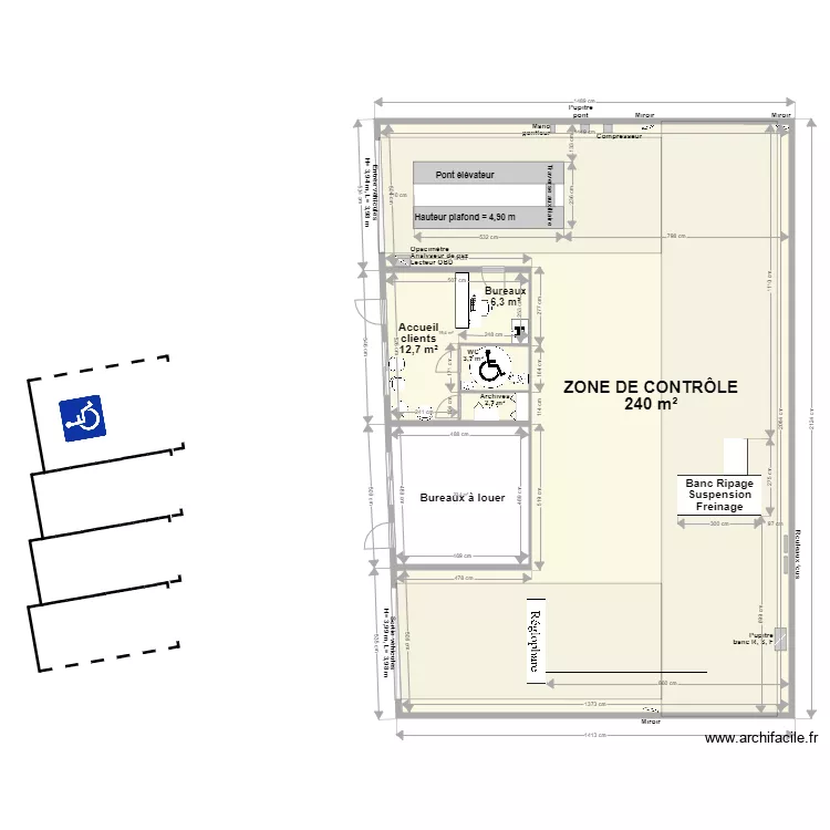 CCT VL SC CT CAPRAISIEN. Plan de 
