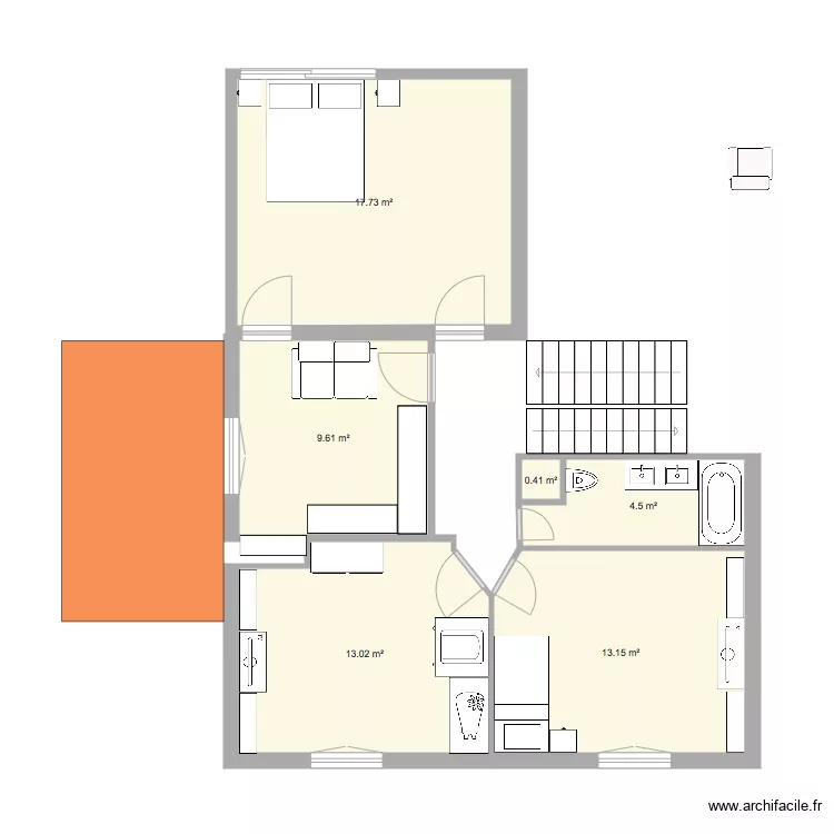 chambres parents extension V3. Plan de chambres parents extension V3. Plan de