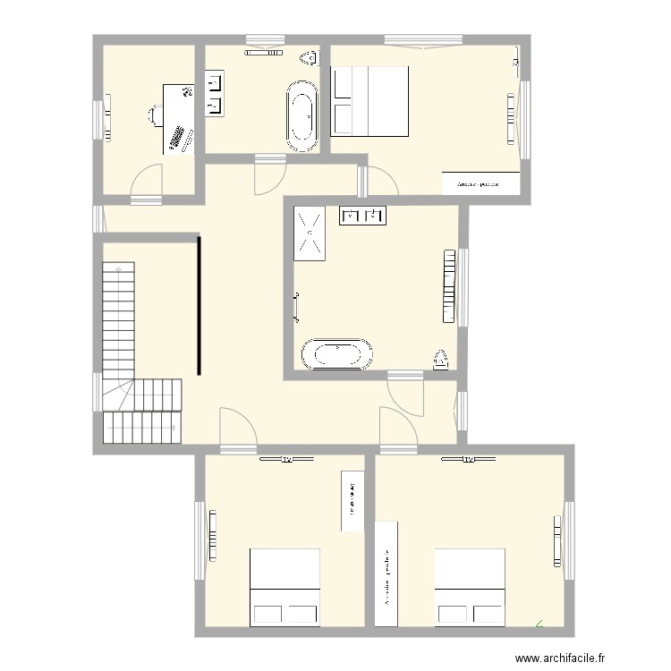 flo etage 1. Plan de 0 pièce et 0 m2