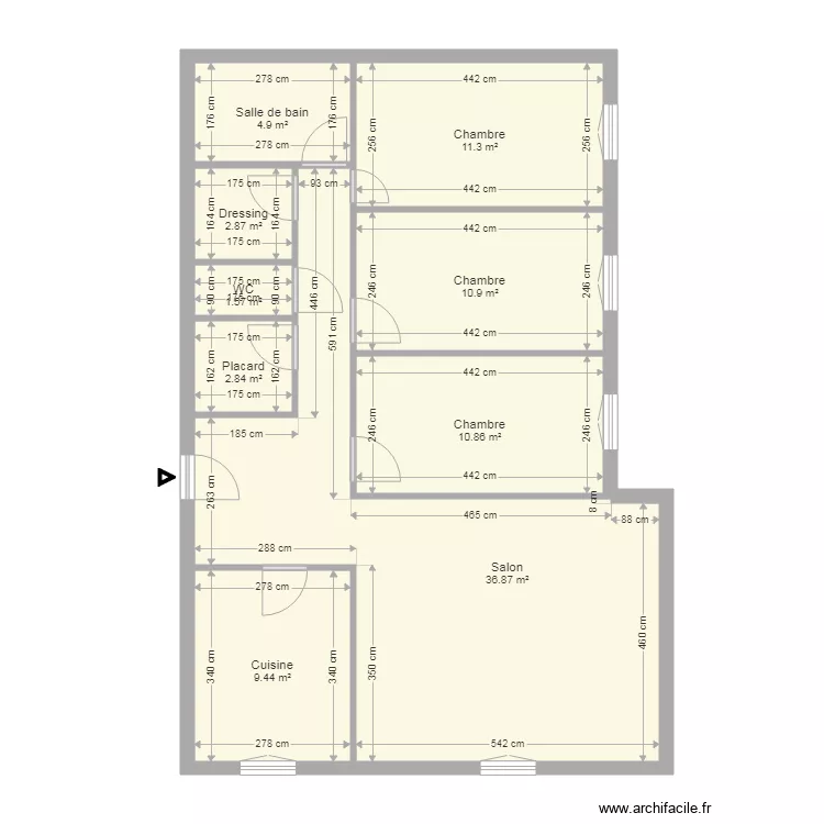 SALVATORE. Plan de 