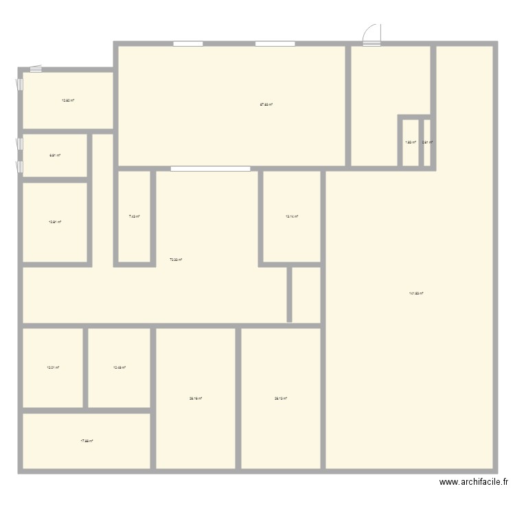 projet association. Plan de 0 pièce et 0 m2