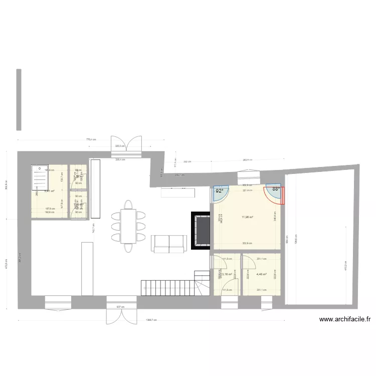 fouardi&egrave;res. Plan de 