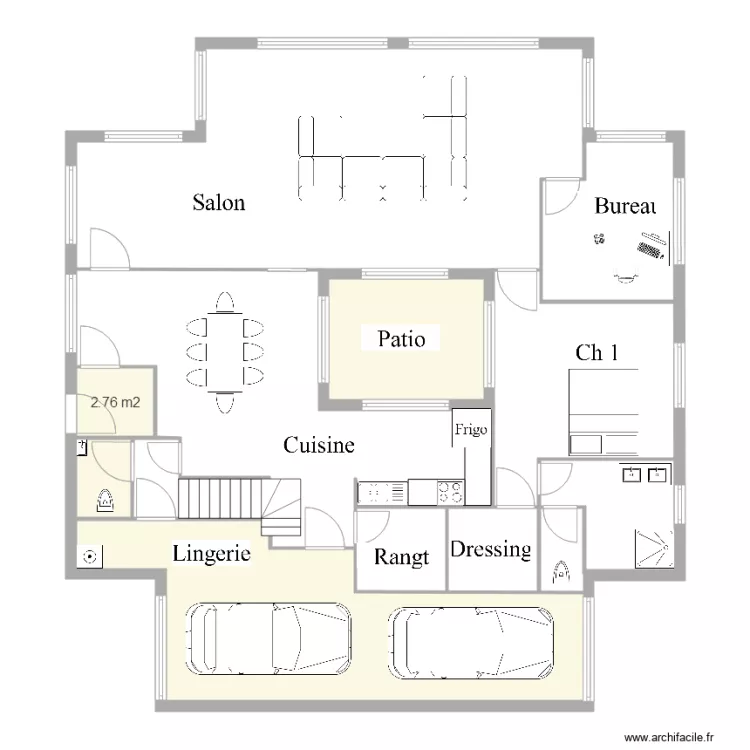 Maison Marie essai 2. Plan de 