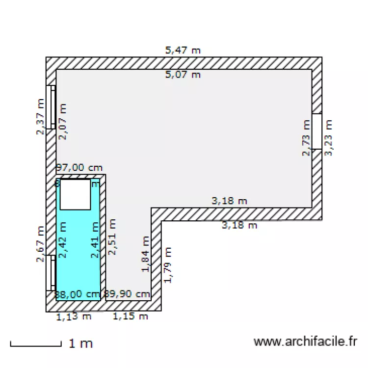 Salomon Studio. Plan de 