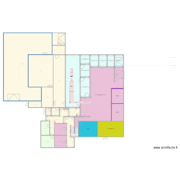 TRANCHAGE 2022 A DECEMBRE V2. Plan de 29 pièces et 838 m2