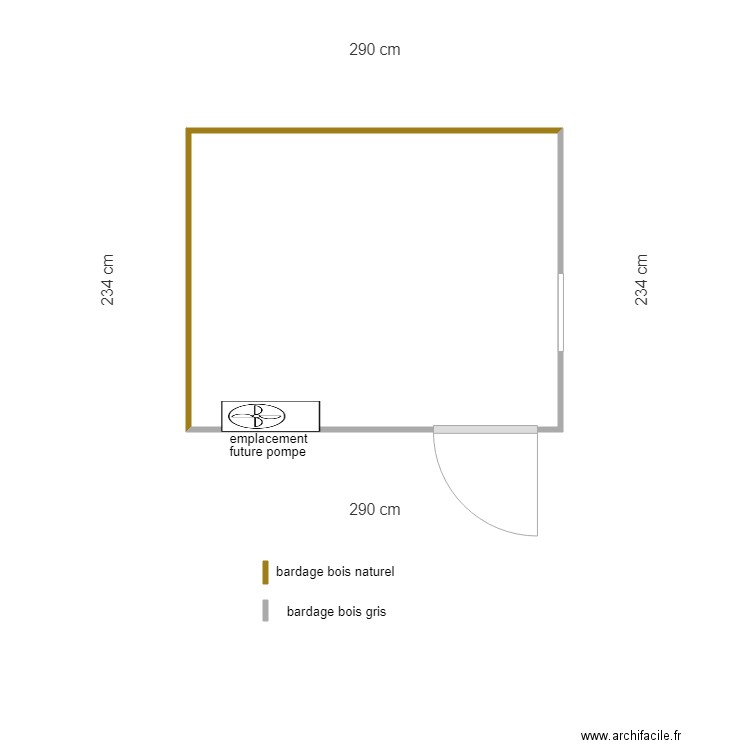 abris de jardin . Plan de 0 pièce et 0 m2