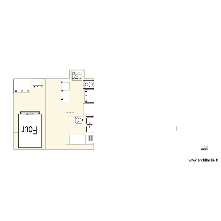 CUISINE FOUR NOUVEAU PROJET. Plan de 0 pièce et 0 m2