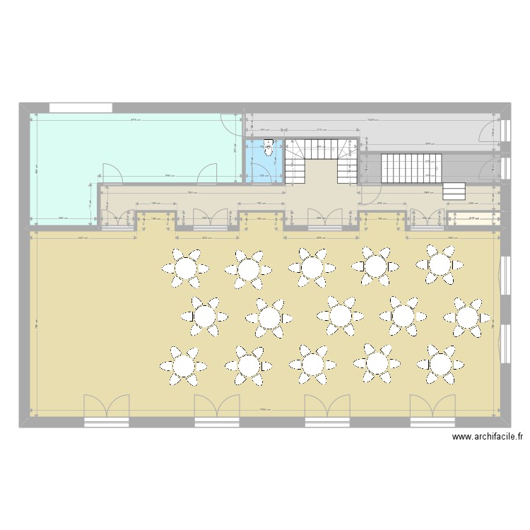 SALLE DE RECEPTION 2. Plan de 0 pièce et 0 m2