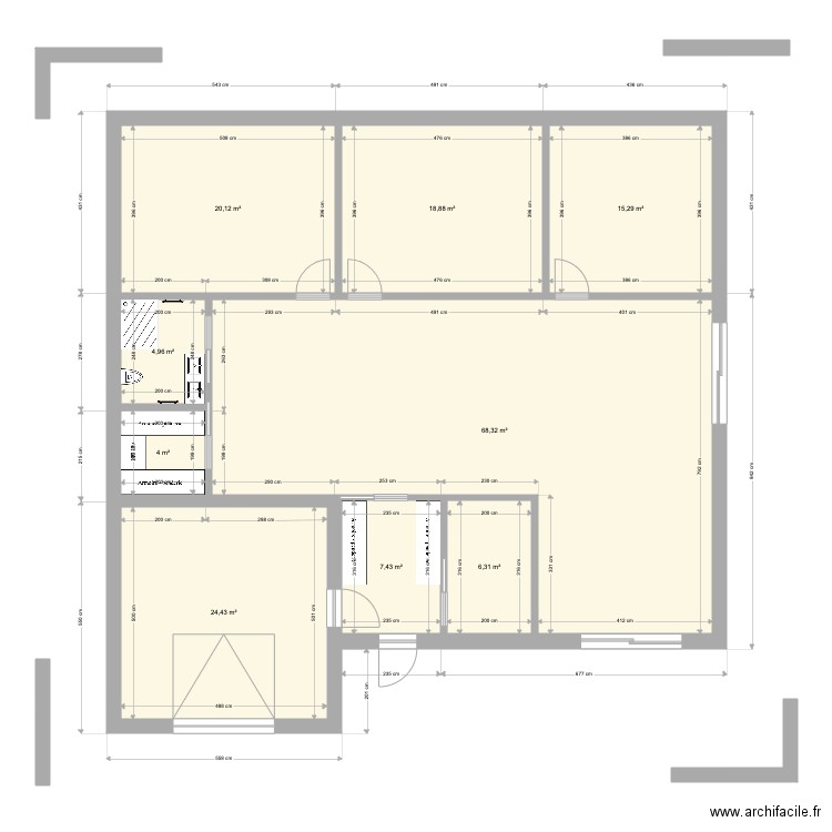 TENTATIVE. Plan de 0 pièce et 0 m2