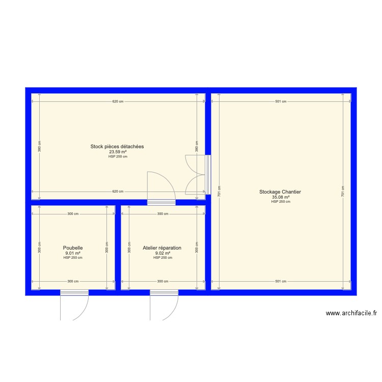 Atelier Maison . Plan de 0 pièce et 0 m2