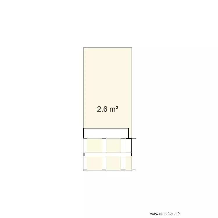 SDB Mur de face. Plan de SDB Mur de face. Plan de