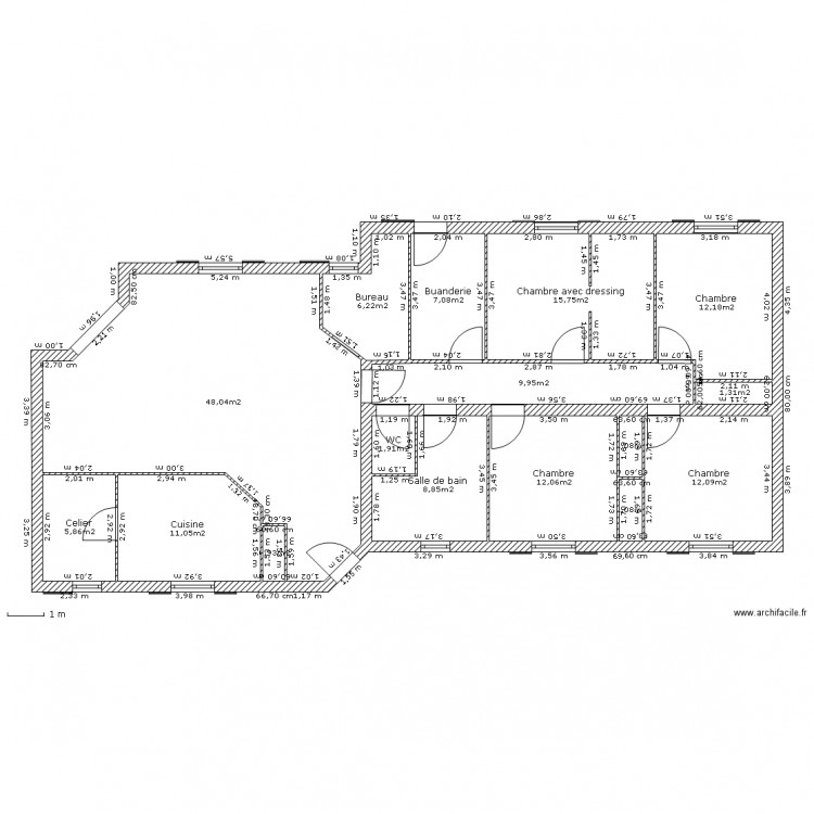 KLEIBER. Plan de 0 pièce et 0 m2