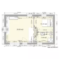 PLAN MAISON avec cotes