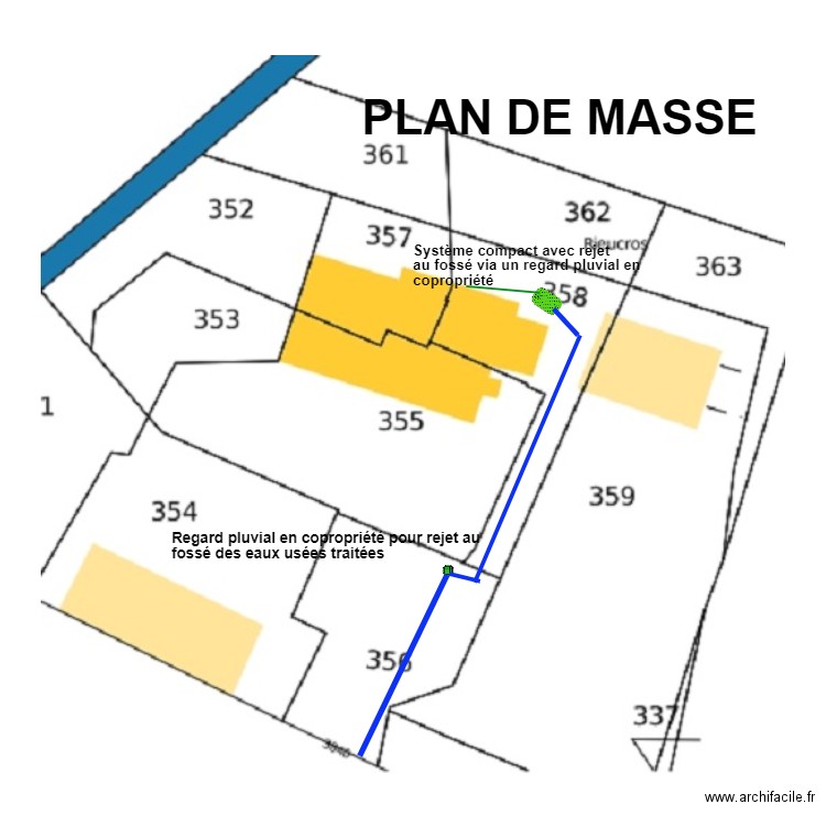 hourcade. Plan de 0 pièce et 0 m2
