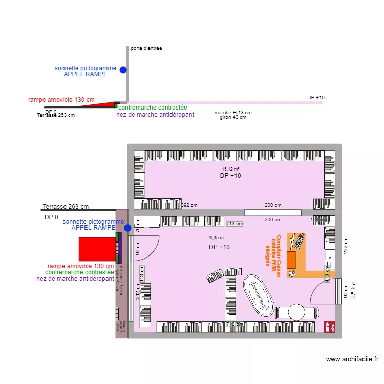TORREFACTION DU MARCHE APRES TRAVAUX. Plan de TORREFACTION DU MARCHE APRES TRAVAUX. Plan de
