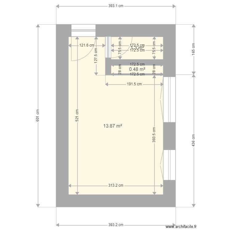 Local gardien. Plan de 0 pièce et 0 m2