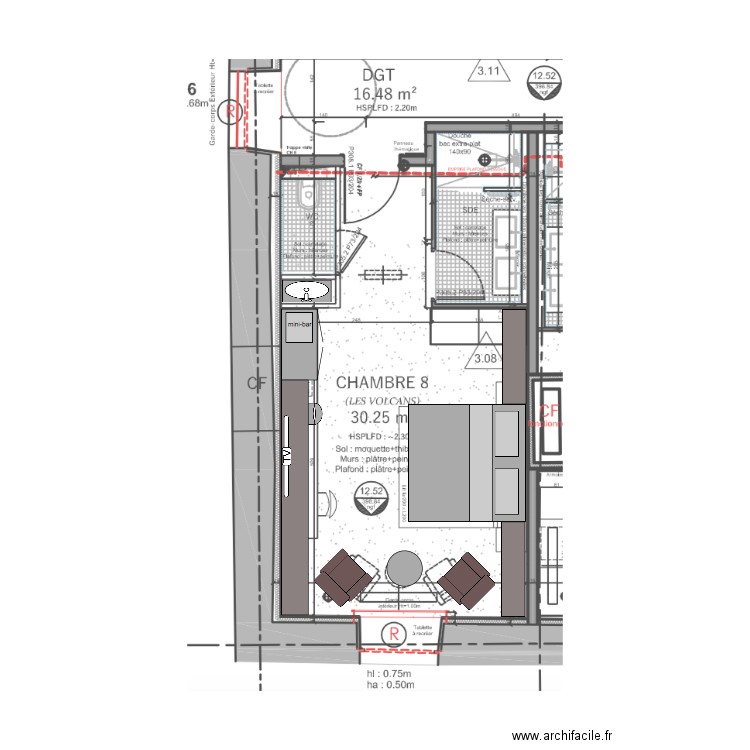 Chambre 6 nouveau zzz. Plan de 0 pièce et 0 m2