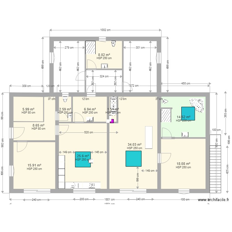 maisonmiclau6155x2612018x9 zimmermann. Plan de 11 pièces et 142 m2