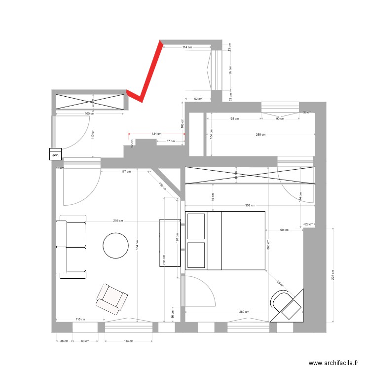 Proposition 1 bruno demont. Plan de 0 pièce et 0 m2