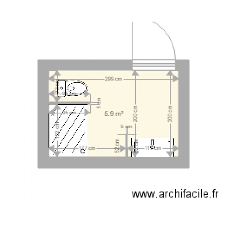 sdb maman 2. Plan de 0 pièce et 0 m2