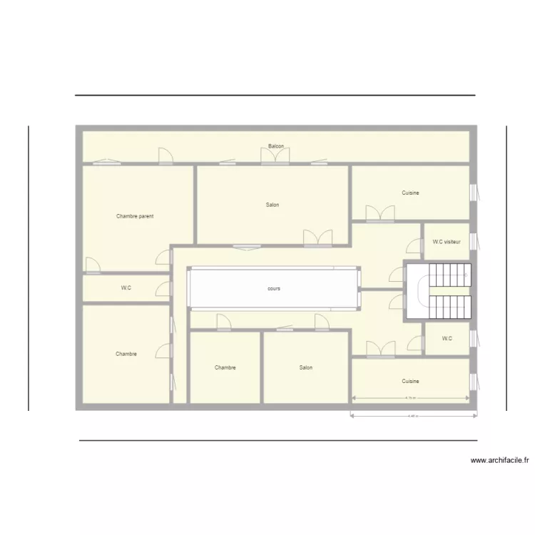 plan original. Plan de 