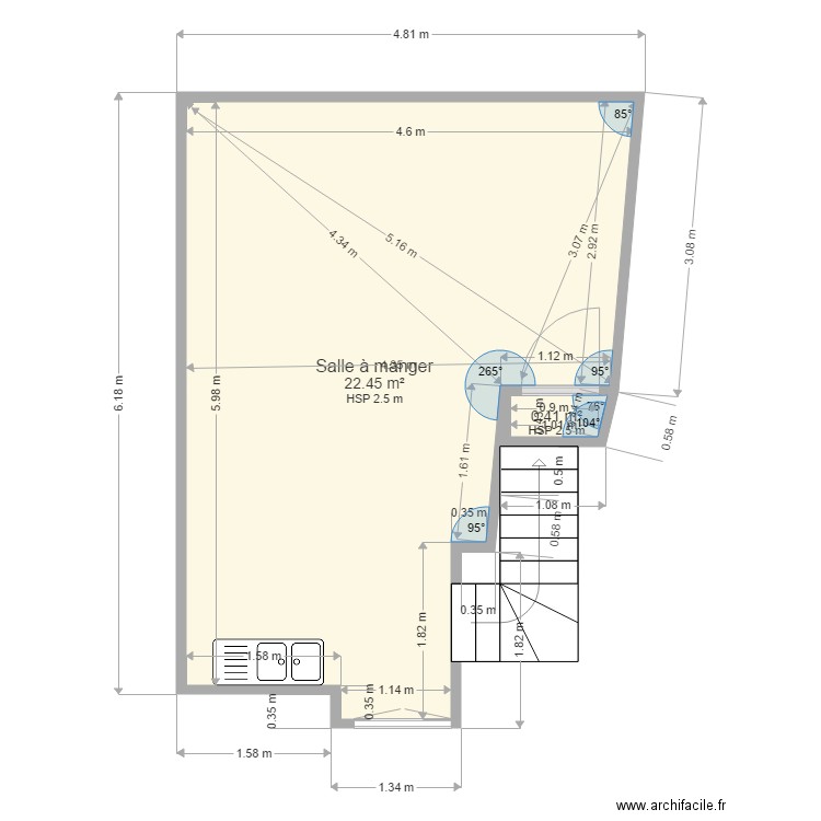 jujard 1er étage. Plan de 0 pièce et 0 m2