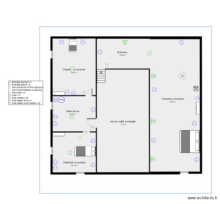 haut. Plan de 0 pièce et 0 m2