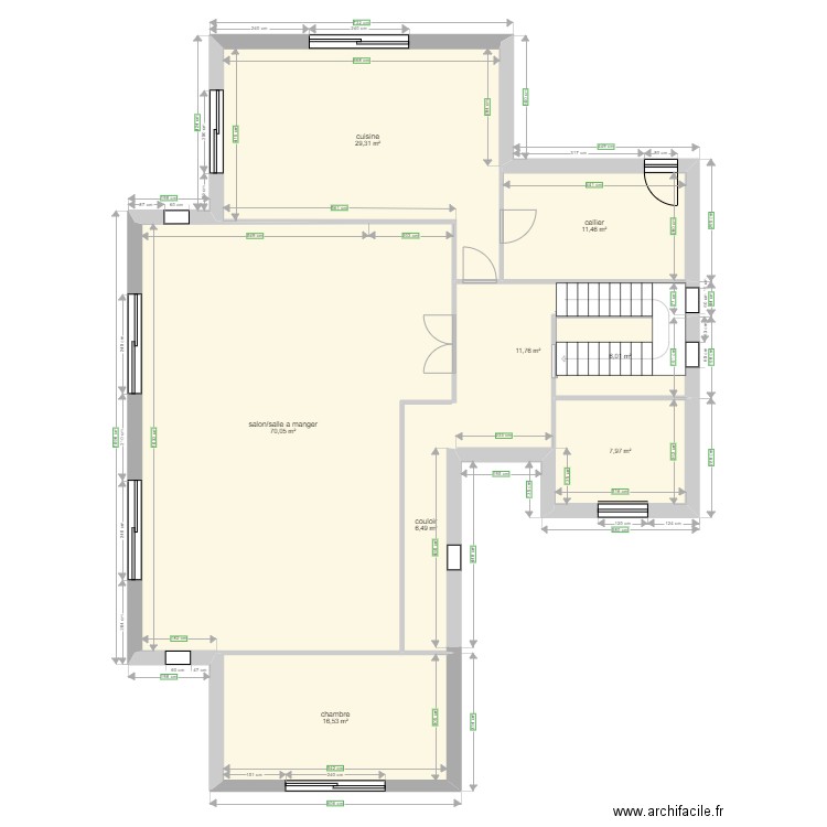 plan meryem. Plan de 0 pièce et 0 m2