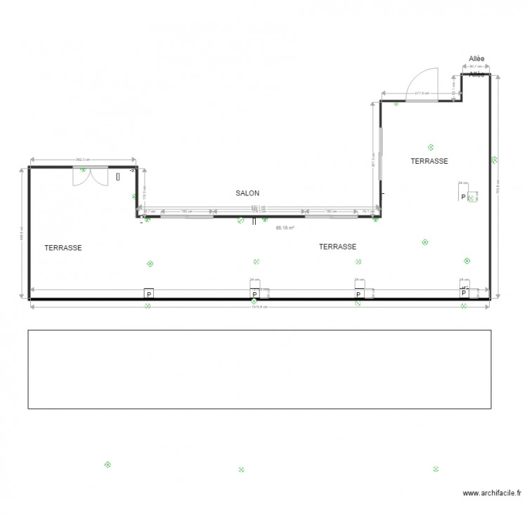 TERRASSE. Plan de 0 pièce et 0 m2