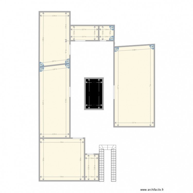 SAID CROKIE 1ER ETAE. Plan de 0 pièce et 0 m2