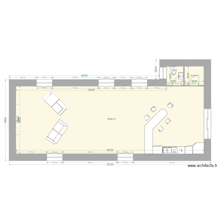 Habitation Carine 3. Plan de 0 pièce et 0 m2