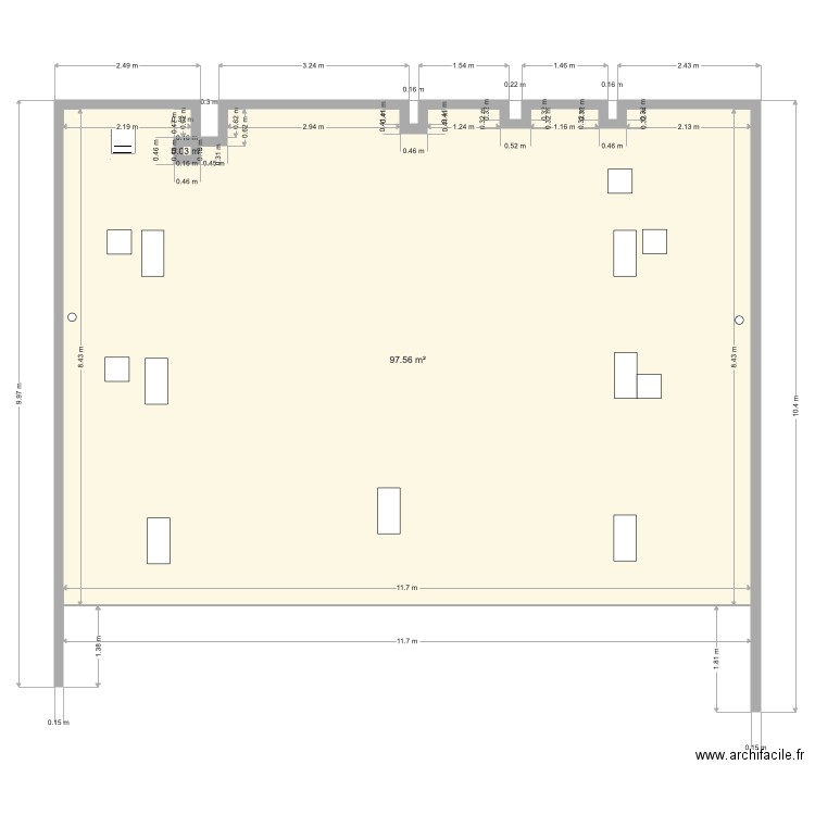 Enerca  Nepoui  g 2   sous magasin . Plan de 0 pièce et 0 m2