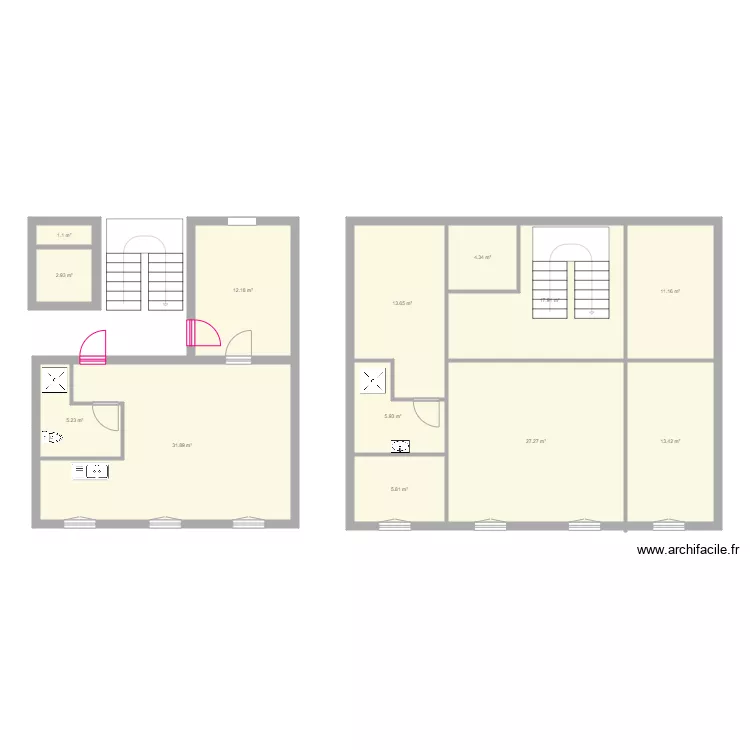 1st floor G. Plan de 