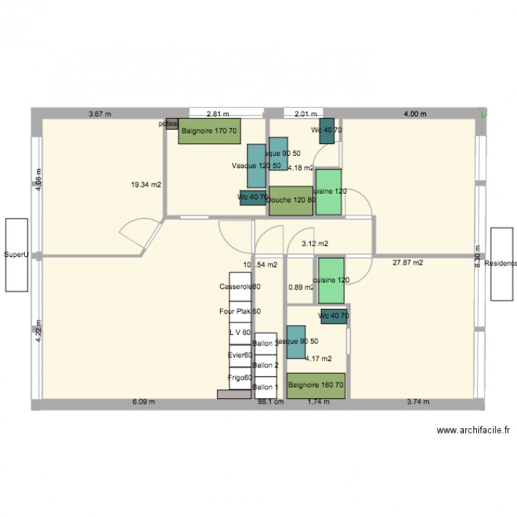 Noisy ODM v5 . Plan de 0 pièce et 0 m2