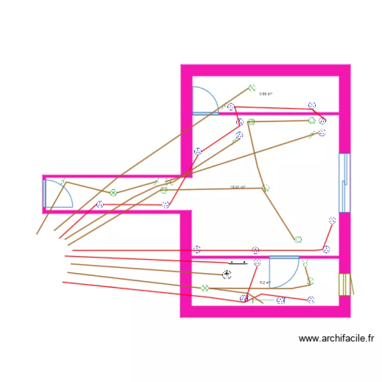CHAMBRE PARENT ELECTRICITE. Plan de CHAMBRE PARENT ELECTRICITE. Plan de