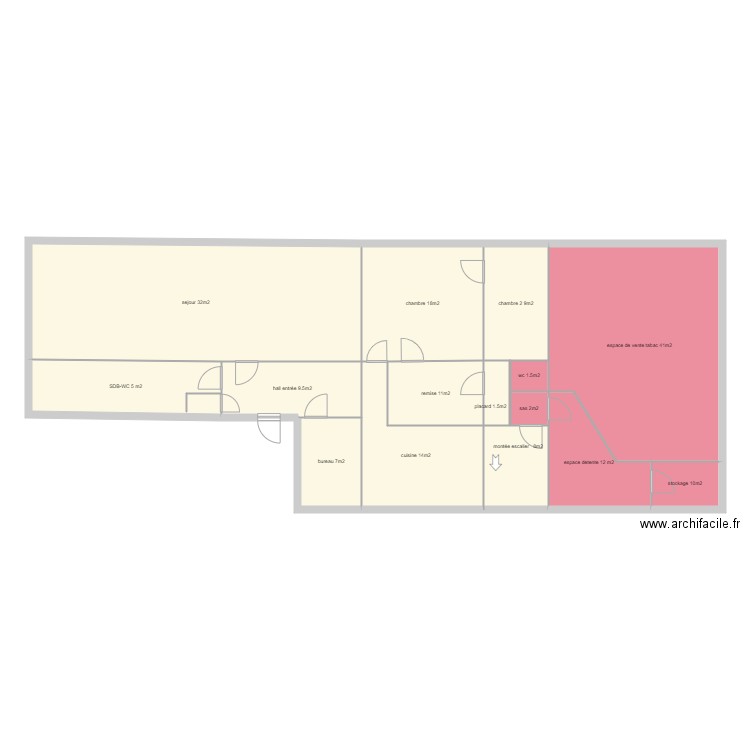 RDC mehmet immeuble AUTUN. Plan de 0 pièce et 0 m2