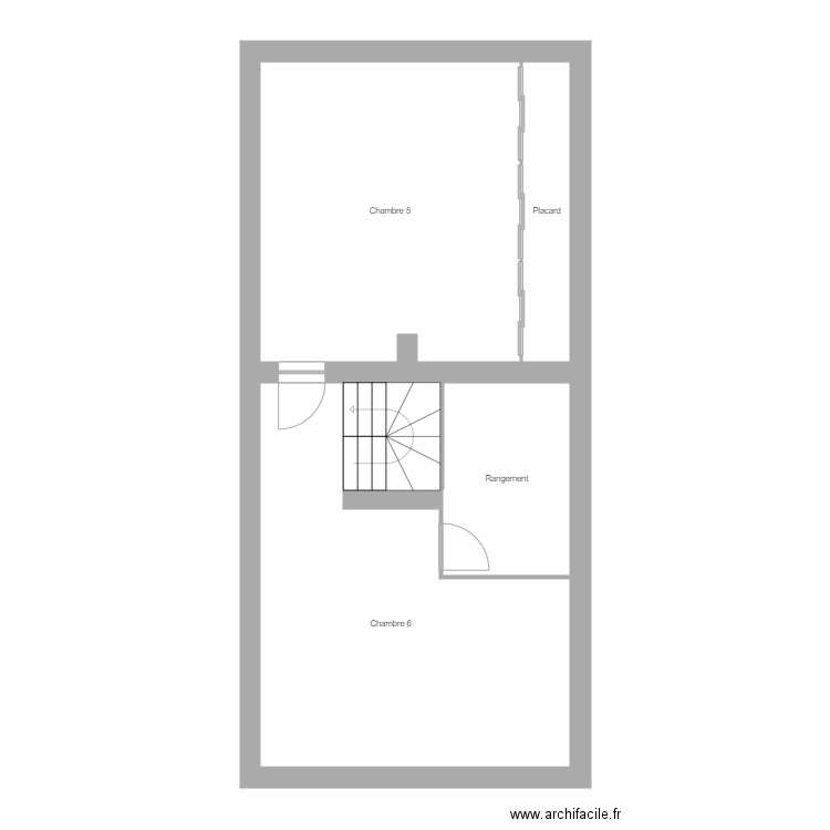 Macieira niv 3. Plan de 5 pièces et 77 m2