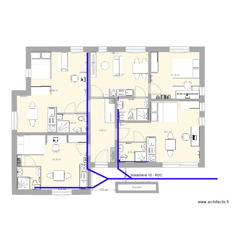 Maladrerie18. Plan de 0 pièce et 0 m2