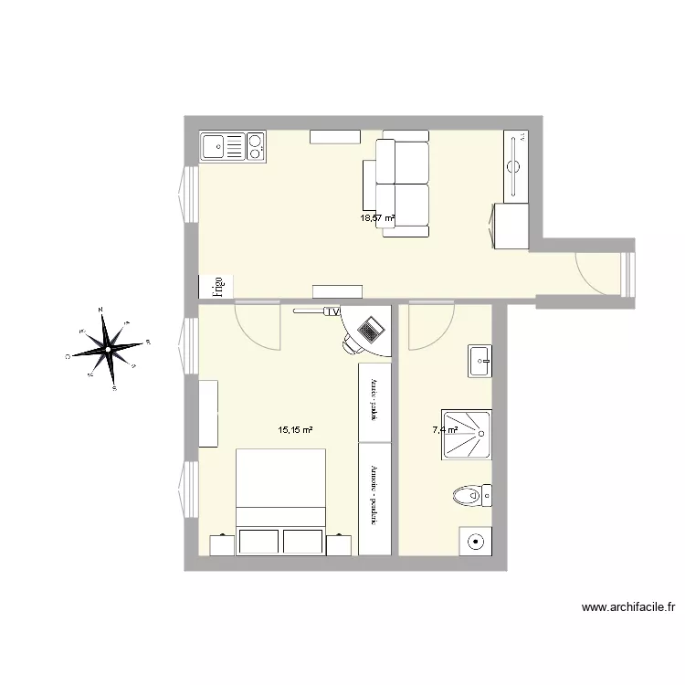 etage 2 loc. Plan de 