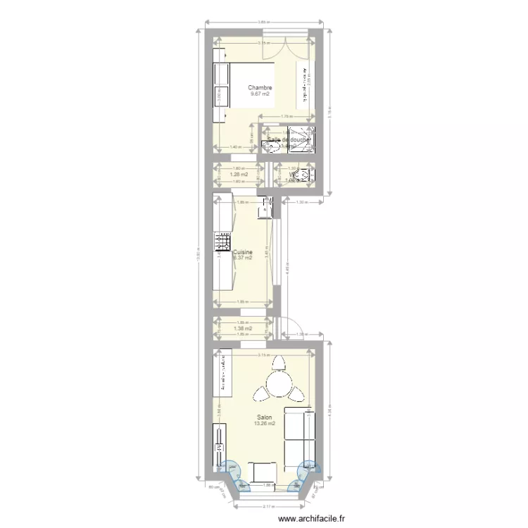 Glissa 2&egrave;me. Plan de 