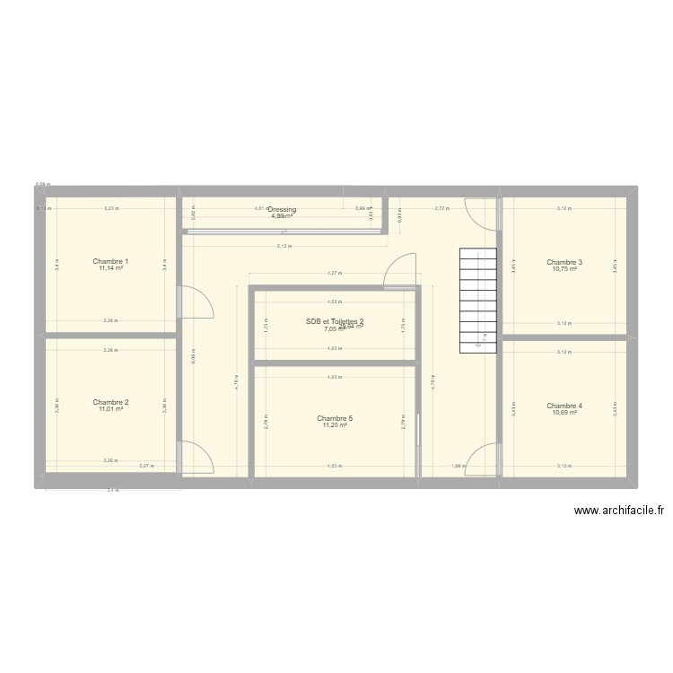 Maison SI. Plan de 0 pièce et 0 m2